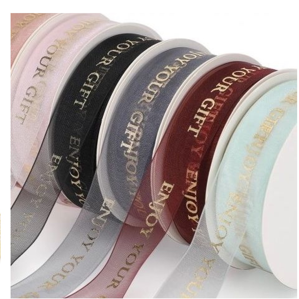 Organzaband bedruckt