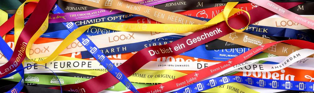 Satinband mit Aufdruck