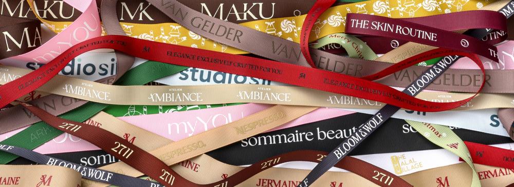 Luxuri&ouml;ses Grosgrain-Ripsband in verschiedenen Farben, ideal zur Veredelung von Geschenken und Geschenkverpackungen