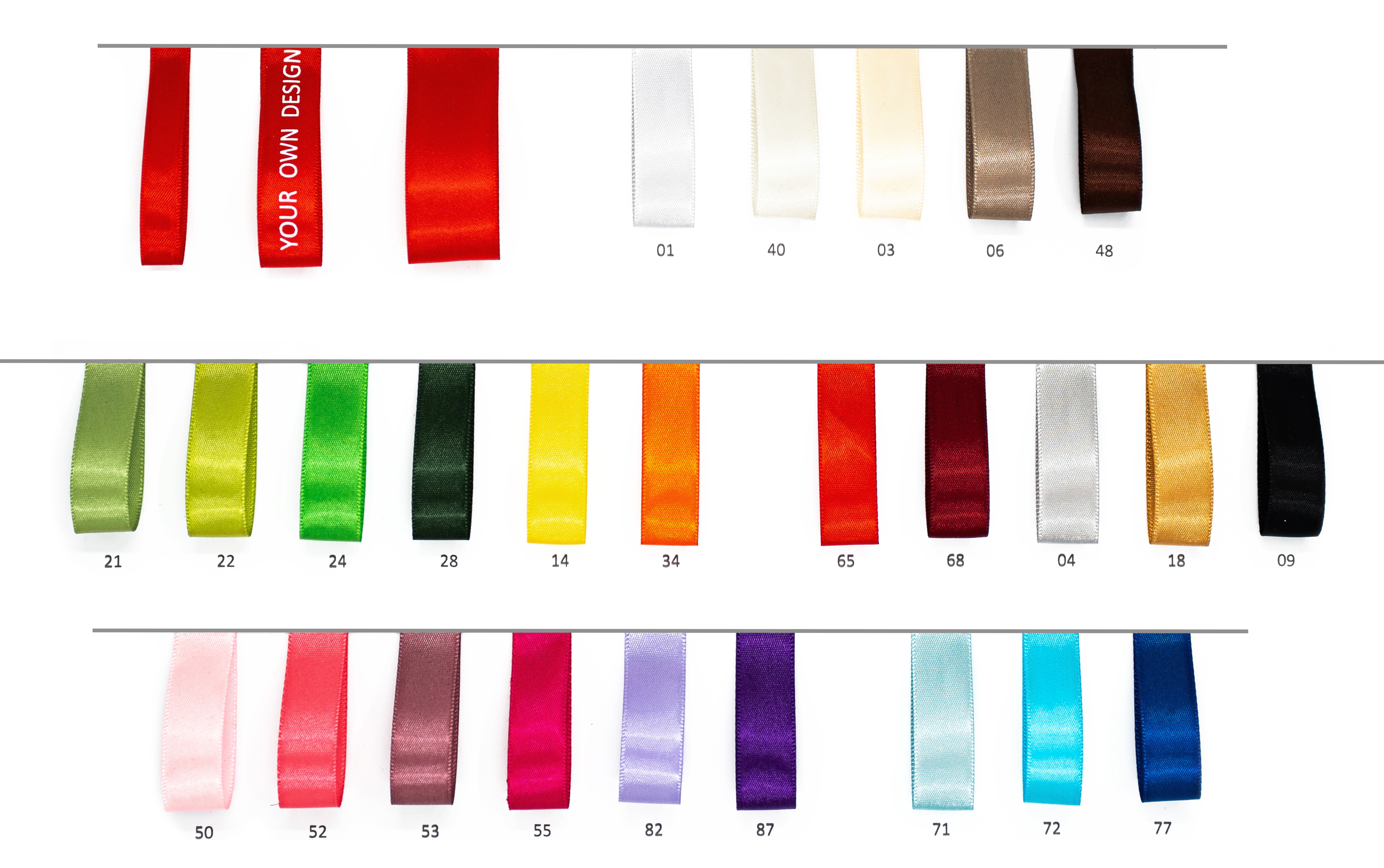 Farbe geschenkband Print & GO ab 1 ROlle