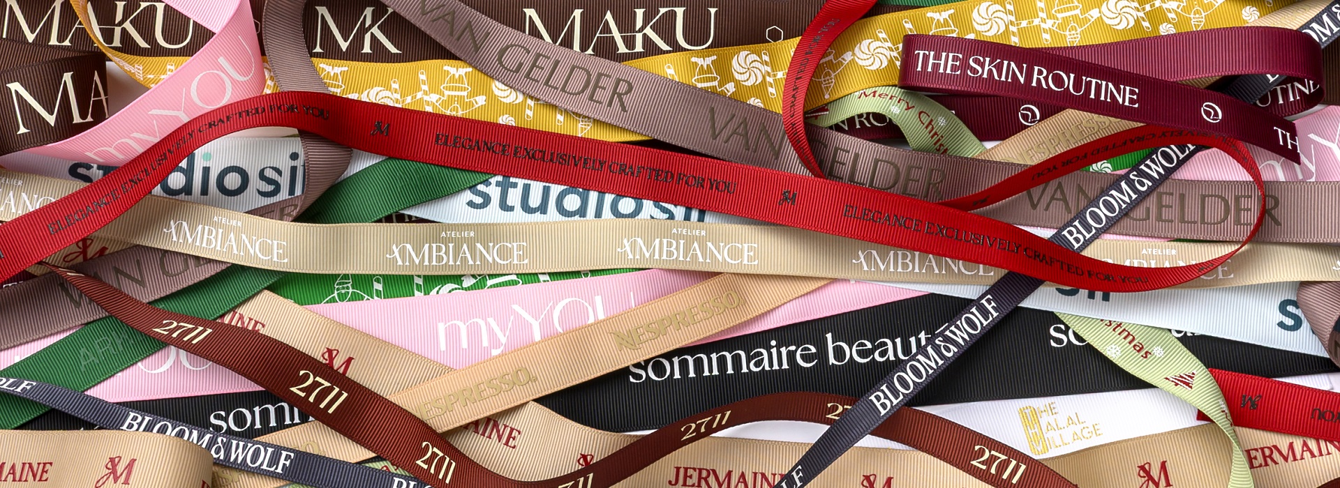 Luxuriöses geripptes Grosgrain-Geschenkband, robust und elegant zugleich